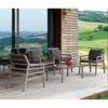 CONJUNTO JARDÍN NARDI SILLÓN ARIA + MESA ARIA