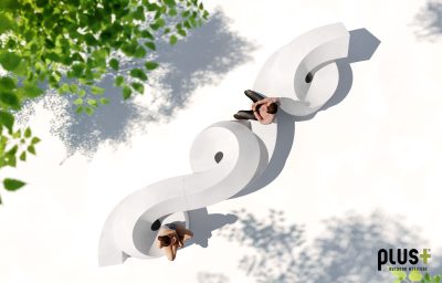 TWIST arquitectura exterior, mobilierio para exterior con PLUST 2